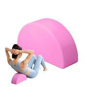 Blocco mezzo rotondo di mattoncini in schiuma, 24,5 x 12,5 x 7,6 cm, supporto ad alta densità, attrezzatura per l'equilibrio 'elasticità per donne, fitness, allenamento, stabilità, casa, palestra
