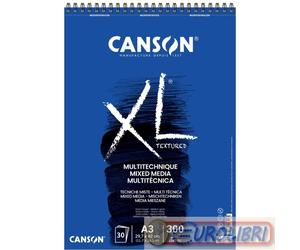 BLOCCO MIXMEDIA 30FG 300GR XL A3 SPIRAL.L.C.CANSON