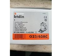 BTICINO BLOCCO DIFFERENZIALE AC2P 40-63A 30MA 0,03A G23/63AC SALVAVITA