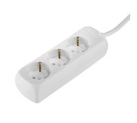 Blocco multipresa a 3 uscite, bianco, 1,4 m