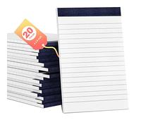Blocco note 10,2 x 15,2 cm, a righe, per cancelleria da ufficio, college, a righe, lista da fare, blocco note per lavoro, ufficio, blocco note da scrivere, 30 sh/pad