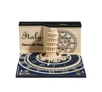 Blocco note 3D 2026, blocchi artistici, note adesive carine, note postali fai da te, note creative di scultura di carta laser, adatto per prendere appunti, ornamenti decorativi, regali di Natale