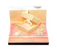 Blocco note 3D a strappo, calendario 3D 2026, blocco note settimanale creativo, calendario dei tempi, note adesive per ufficio e casa, regali di Natale fai da te (anello)