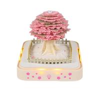 Blocco note 3D a strappo, calendario 3D 2026, creativo blocco note settimanale, calendario, foglietti adesivi per ufficio e casa, regali, regali di Natale fai da te (albero di ciliegio)