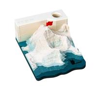 Blocco note 3D, blocchi artistici, blocco note 3D, note adesive 3D, da utilizzare come segnalibri e blocchi note, configurare la scatola della polvere, adatto per ufficio, casa, regali ornamentali