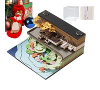 Blocco note 3D - Calendario 2026 Note cartacee a strappo | Blocco not del pianificatore desktop | Gestione del programma quotidiano Organizzazione dello studio a casa Decorazioni per l'ufficio Regalo