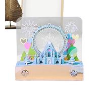 Blocco Note 3D | Calendario 3D Ruota Panoramica Carta Strappabile,Foglietti Strappabili Organizzatore da Scrivania per Scuola Vacanze Pianificazione Bambini Famiglia Casa Natale
