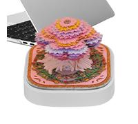 Blocco note 3D | Calendario intagliato in carta con casa sull'albero | Carta artistica da strappare per pianificare la scrivania durante le vacanze, scrivere, studiare l'avvento sul posto di lavoro