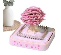 Blocco note 3D con calendario 2026 - Memo Pad Paper Tear Away Carving Art Notepad, Carving Notepad Time Piece per record Planner Habit Tracker Segnalibro