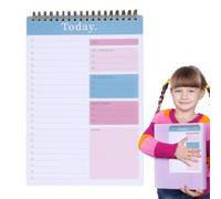 Blocco note - 52 fogli per lista giornaliera delle cose da , blocco note portatile, lista di controlli, organizer per quaderni per pianificazione, vacanze