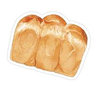 Blocco note a tema pane caffè, 30 fogli, senza righe, piccoli blocchi autoadesivi per appunti per studenti e insegnanti