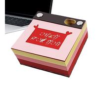 Blocco note adesive 3D, blocco note 3D, calendario, agenda classica con incisione, multiuso, per casa, ufficio, classe, scrivania, Natale, Pasqua