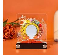 Blocco note adesive 3D, con fiori a forcina, con LED, autoadesivo, decorazione da scrivania, regalo creativo fai da te
