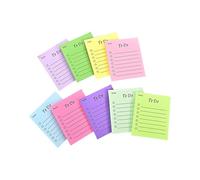 Blocco note adesive a righe grazioso blocco note pratico blocco note facile da scrivere multifunzione blocco note foderato più appiccicoso lista di cose da fare blocco note belle forniture scolastiche