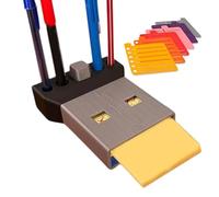 Blocco note adesive USB, dispenser multifunzione riutilizzabile a forma di unità USB, organizer da scrivania e stencil per pianificare la casa e la scuola