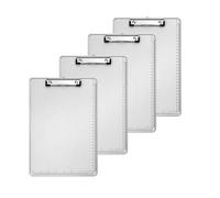 Blocco Note Alluminio A4 Base Antiscivolo Scrittura Stabile Portadocumenti In Metallo - Clip Robusta Organizzatore Documenti Tavolo for Reception Ristorante Ufficio