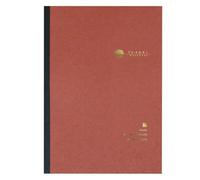 Blocco note B5 pagine bianche bianche Yu-Sari rosso