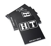 Blocco note/Blocco/Block - DIN A5, 50 fogli, 80 gr, Nero con logo HT