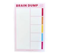 Blocco note Brain Dump - Strumento di chiarezza mentale e produttività | Blocco note per lista delle cose da fare, agenda giornaliera senza data, diario del pensiero, 50 pagine a strappo | Simple