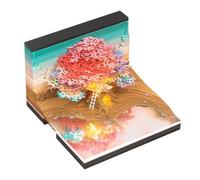 Blocco note calendario 3D, calendario residenza albero forestale