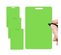 Blocco note cancellabile con badge, 4 pezzi, mini lavagne bianche, formato tascabile, per pianificatori, manager, studenti, assistenti, infermieri, , ufficio, scuole, biblioteche