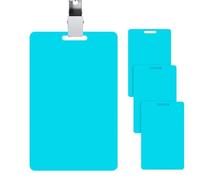 Blocco note cancellabile per badge, 4 pezzi, formato tascabile, con organizer verticale riutilizzabile, design leggero, strumento di promemoria portatile per infermieri e studenti