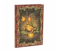 Paperblanks Diari a copertina rigida, I Fratelli Grimm, Il Principe Ranocchio, Midi, Righe, Chiusura con Fascia Elastica