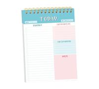 Blocco note giornaliero, lista delle cose da - Agenda giornaliera, in formato A5 | Agenda per progetti rilegata a , tracker attività, agenda per blocco note, piano accademico