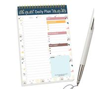 Blocco note giornaliero per la lista delle cose da, per la casa, la scuola, gli e gli, 14,2 x 21,1 cm