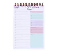 Blocco note giornaliero per lista di controllo - 52 fogli cose da - agenda portatile, organizer per quaderni, robusto per lista giornaliera per la scuola