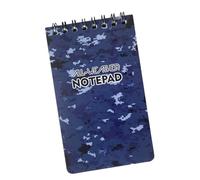 Blocco note impermeabile - Blocco note per tutte le condizioni atmosferiche | Taccuino tascabile | Taccuino da viaggio portatile | Taccuino da campo a spirale superiore 50 pagine per lavoro scuola