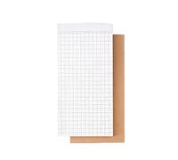 Blocco note in carta kraft da 50 pagine, blocco adesivo, in, portatile, agenda giornaliera, libro delle cose fare for la scuola(Style 04)