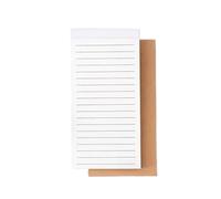 Blocco note in carta kraft da 50 pagine, blocco adesivo, in, portatile, agenda giornaliera, libro delle cose fare for la scuola(Style 01)