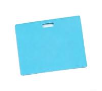 Blocco note in silicone per infermieri e medici, cancellabile, riutilizzabile, con clip verticale, scrittura a prova di sbavature, accessorio facile da pulire, 8 x 5 cm (blu2)