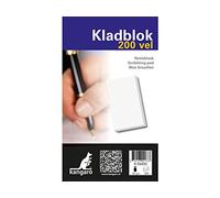 Blocco note Kangaro 11,5 x 19,8 cm ±200 fogli con copertina