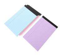 Blocco Note Legale A5 in Carta, Quaderno a Righe | Scrittura Fluida e Fogli Staccabili, Design senza Data, per Appunti, Studenti, Ufficio e Viaggio Colore Casuale
