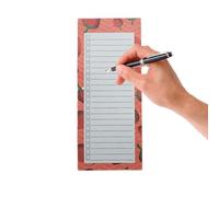 Blocco note magnetico per frigorifero, con pagine da strappare, motivo frutta, agenda giornaliera multiuso, organizer per lista delle cose da, 50 fogli durevoli