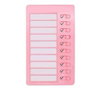 Blocco note multiuso per liste controllo delle cose da, 12, 7 x 20, 3 cm, regolabile, per liste controllo per auto, casa, aule, da parete, magnetico, carino, per donne, uomini, lavoro