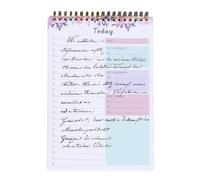 Blocco note per agenda giornaliera, 52 fogli con elenchi - lista giornaliera per quaderni da , organizer per quaderno, organizer portatile e robusto per organizzazioni