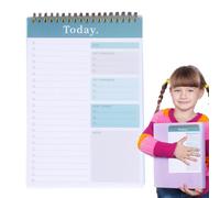 Blocco note per delle cose da, blocco note di pianificazione giornaliera - 52 fogli per lista giornaliera del taccuino, pianificatore di delle cose da, organizzatore per