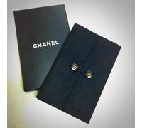 Blocco note per notebook CHANEL piccolo tascabile nero nella scatola original...