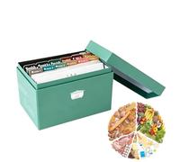 Blocco note per pianificare i pasti, set di ricette di cucina, strumento per pianificare i pasti, funzione blocco note di scrittura in carta, planner con layout organizzato, uso cucina familiare per