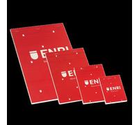 Blocco note pinzato Enri A4 con copertina morbida - Formato A4 - Copertina morbida - 80 fogli - Colore rosso NEW