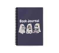 Blocco note planner definitivo del male - Quaderno a spirale con sfide di lettura, sfida A-Z, Battle of the Books e sezioni per la lista di lettura - Copertina in carta resistente ACarta tessile