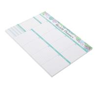 Blocco Note Planner Settimanale Strappabile in Carta, per Priorità | Layout per Abitudini, Scrittura Liscia, Adatto a Penne Comuni, per Casa, Studenti e Famiglia