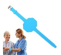 Blocco note portatile per infermiera, lista di controllo a forma di orologio in silicone - Polsino per blocco note - Braccialetto cancellabile e portatile per liste di cose da