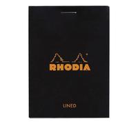 Blocco note Rhodia n. 11 A7 a righe - Nero