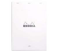 Blocco note Rhodia n. 18 A4 a righe - Bianco ""8 1/4"""""""" x 11 3/4"""""""""""" (18601C)