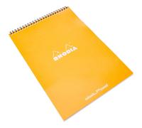 Blocco note Rhodia Wirebound A4 Dot - Arancione