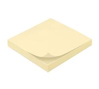 Blocco note riposizionabile, 100 fogli, 75 x 75 mm, colore: giallo